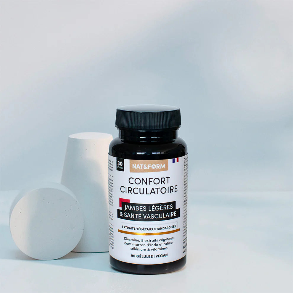 Confort Circulatoire Nat&Form - 90 capsule - per gambe leggere e benessere della circolazione venosa