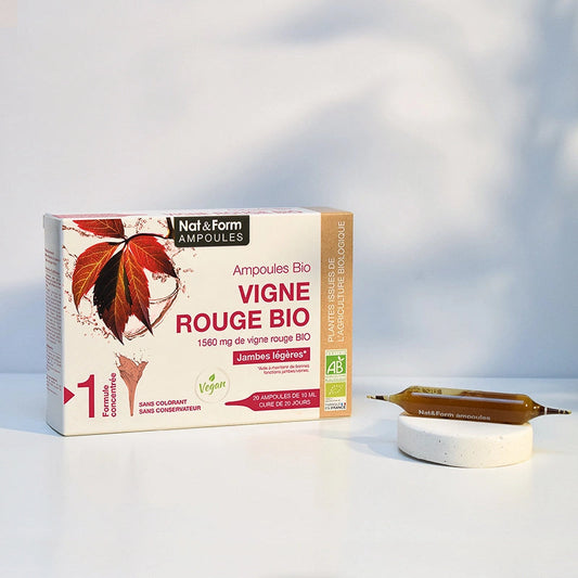 Ampolle di Vite Rossa Bio – Benessere Circolatorio Naturale