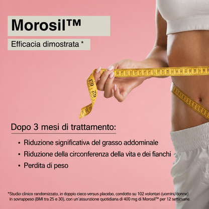 Minceur Morosil™ 400 per il controllo del peso e il metabolismo dei grassi