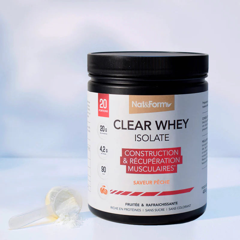 Clear Whey Isolate -  un isolato di proteine del siero 444g - Costruzione e recupero muscolare